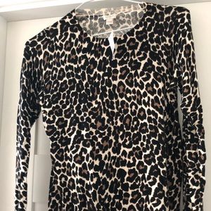 Jcrew leopard print long sleeve